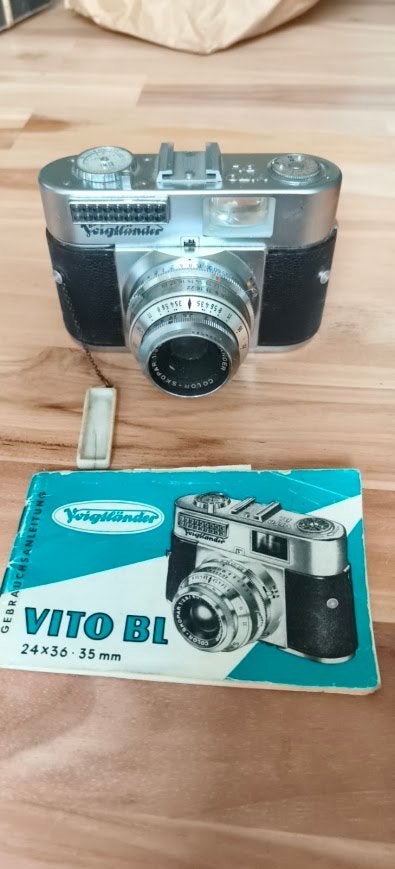 Te koop: Voigtländer Vito BL incl. accessoires., Audio, Tv en Foto, Fotocamera's Analoog, Ophalen of Verzenden, Gebruikt, Compact