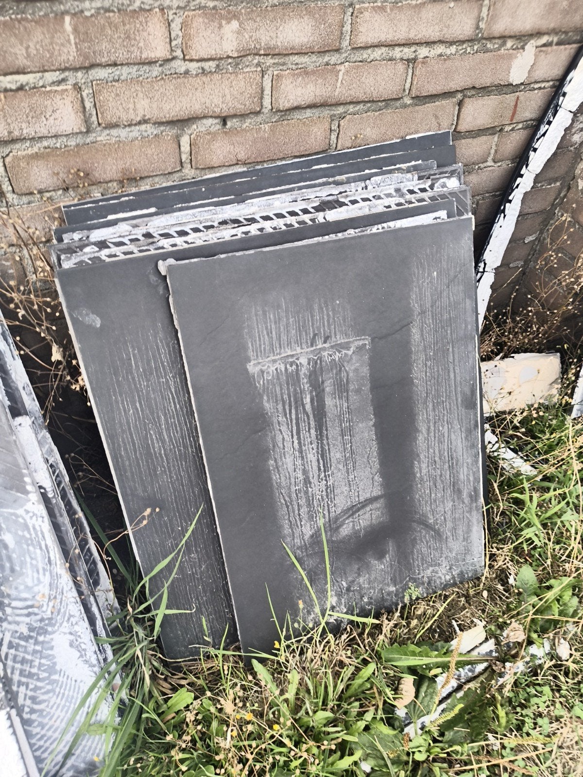 Gratis gebruikte badkamer tegels, Ophalen