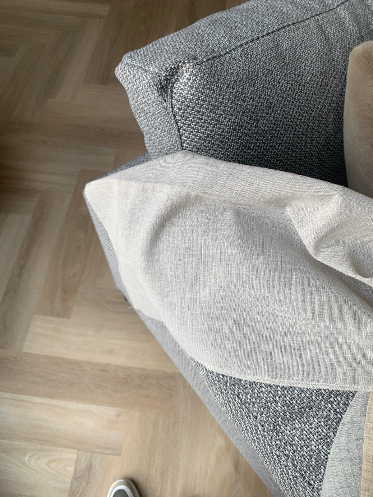 Ringgordijnen met stang 360x250 cm, Ophalen, Gebruikt, 250 cm, Polyester