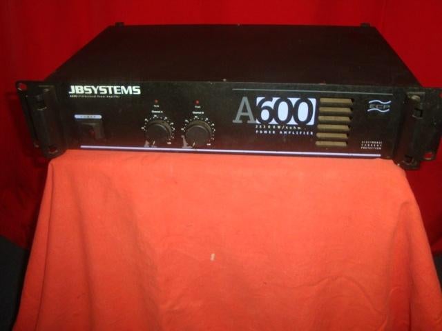 Gebruikt: JB Systems A600 PA versterker, 20250373, Mteurope@outlook.com, JB SYSTEMS, MTE, Gebruikt