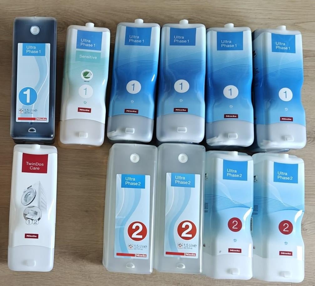Miele Twindos, 11 doserings units UltraPhase 1 & 2 + Care, Witgoed en Apparatuur, Wasmachines, 8 tot 10 kg, Nieuw, Ophalen of Verzenden