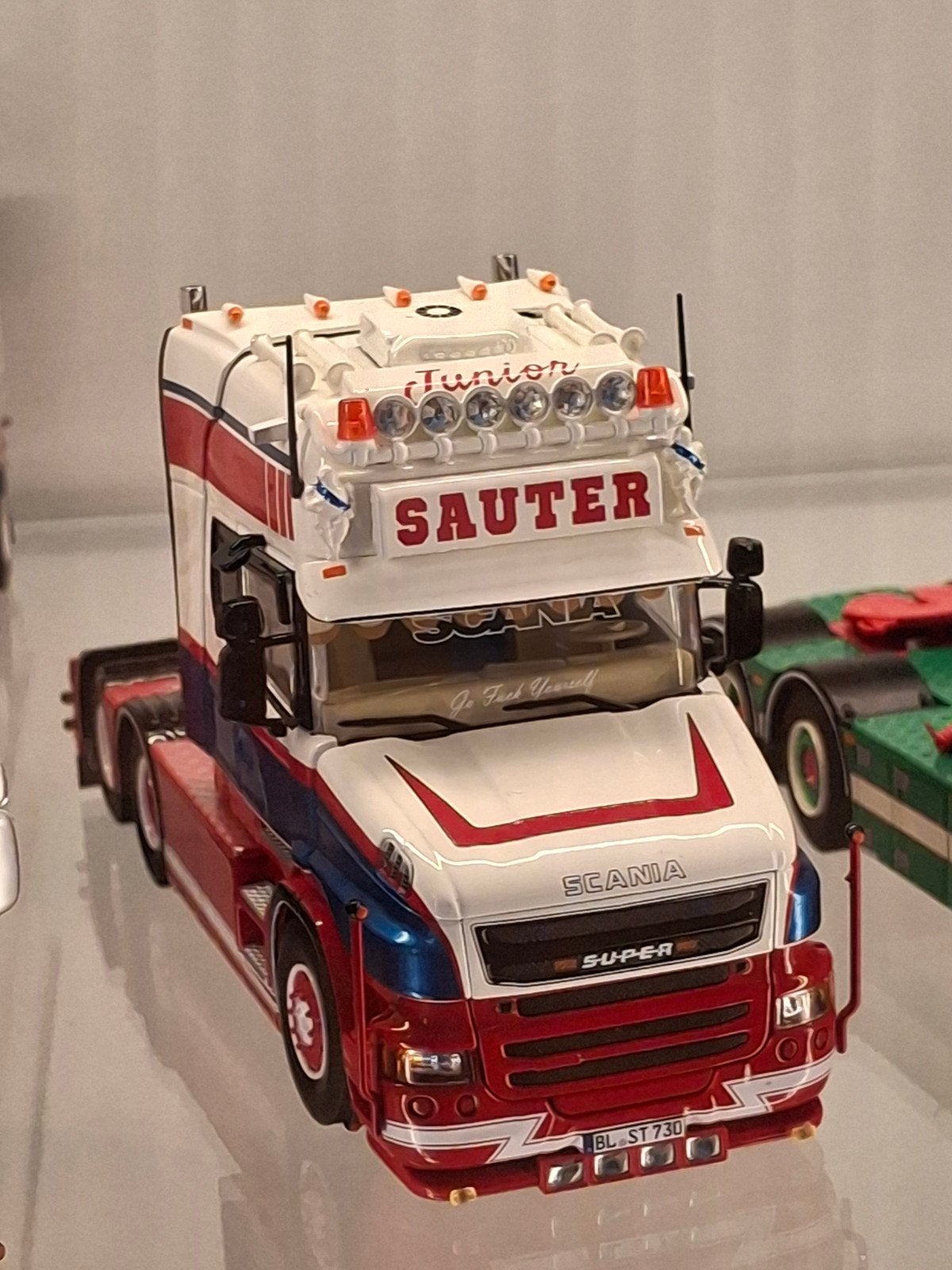 tekno: scania sauter torpedo, Ophalen of Verzenden, Zo goed als nieuw, Bus of Vrachtwagen, Tekno