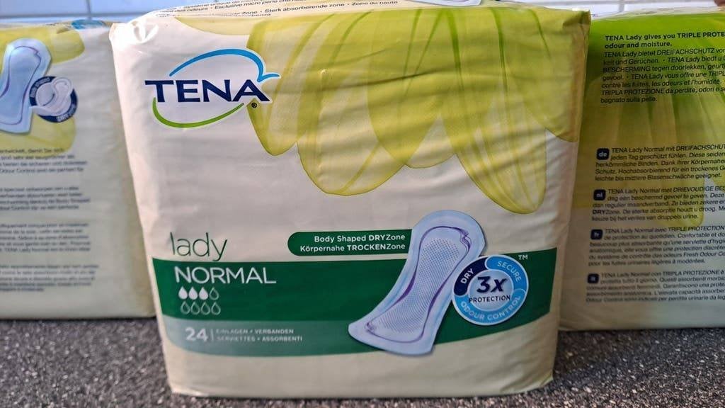 13x Tena Lady normal inleggers, Diversen, Onbekend, Nieuw, Ophalen of Verzenden, Onbekend