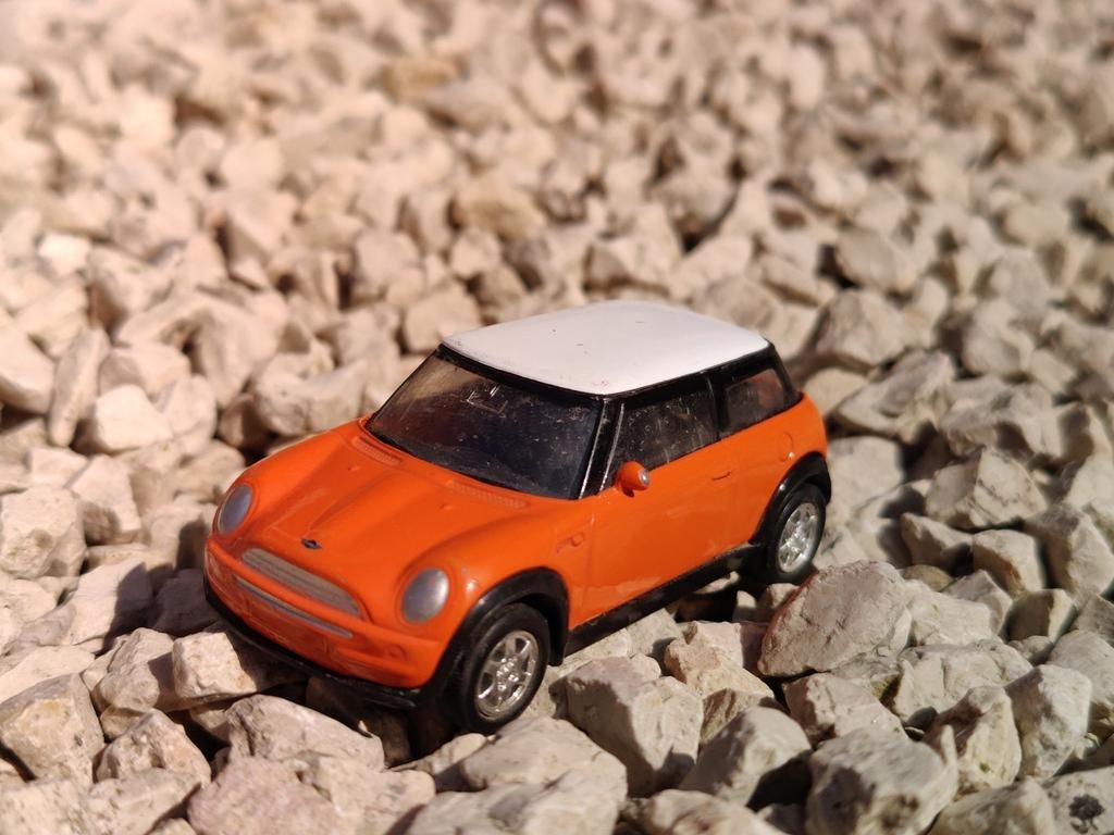 Welly Mini Cooper ORANJE, Ophalen of Verzenden, Nieuw