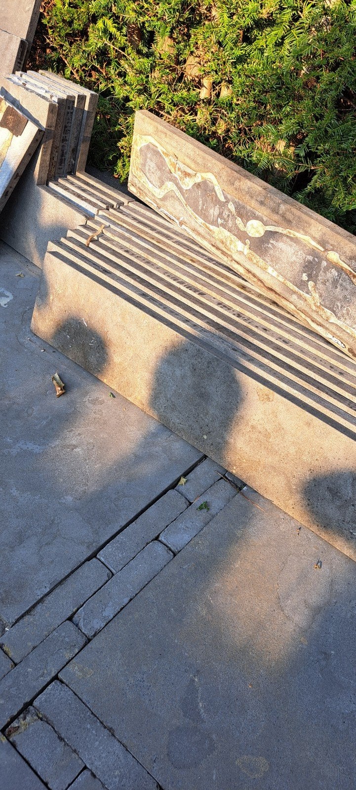 Hardstenen afdekranden / vijverranden, Ophalen, Gebruikt, Overige typen, 5 tot 10 m²