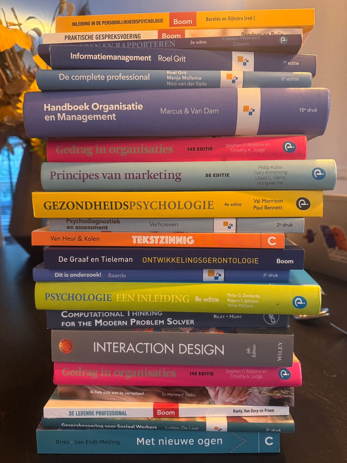Studieboeken psychologie pedagogiek bedrijfskunde, Ophalen of Verzenden, Beta, Zo goed als nieuw, HBO