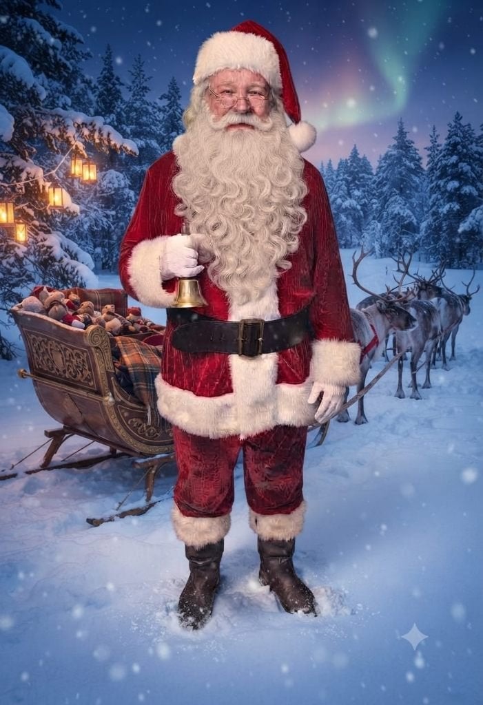 kerstman, Ophalen, Gebruikt
