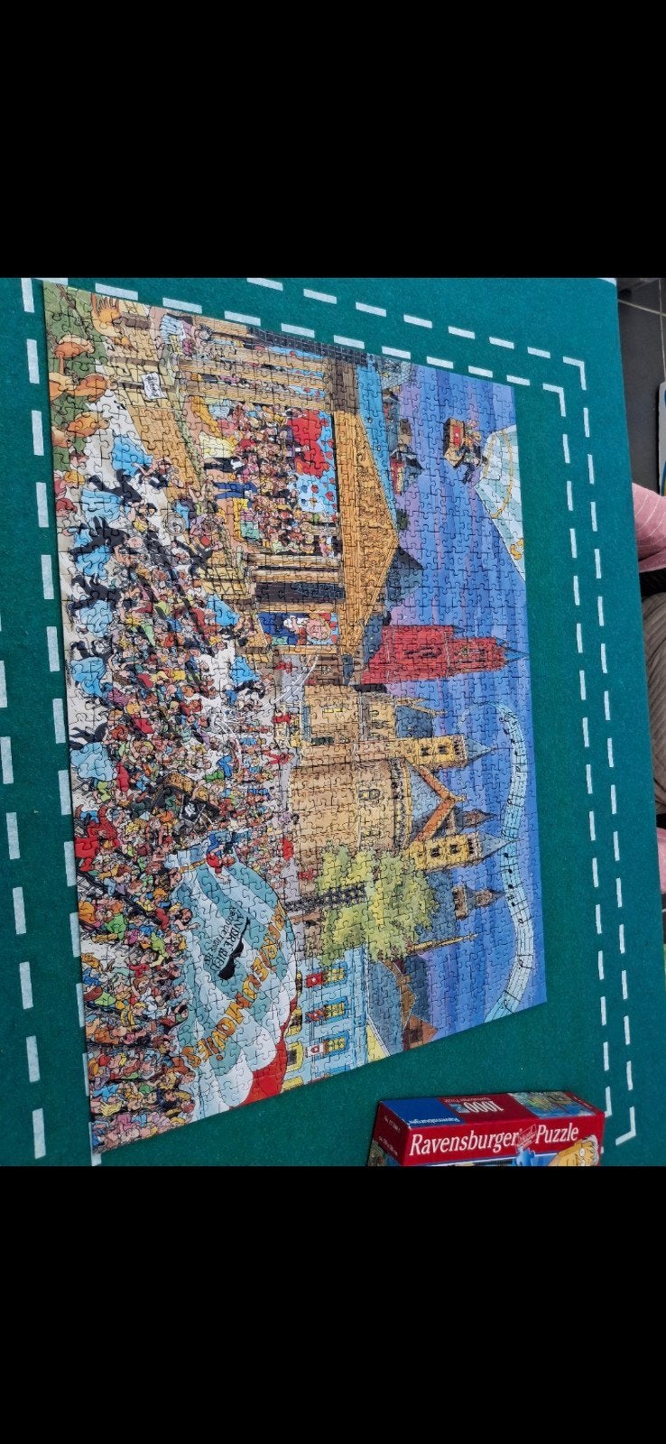 Ravensburger puzzel maastricht, Ophalen of Verzenden, 500 t/m 1500 stukjes, Zo goed als nieuw