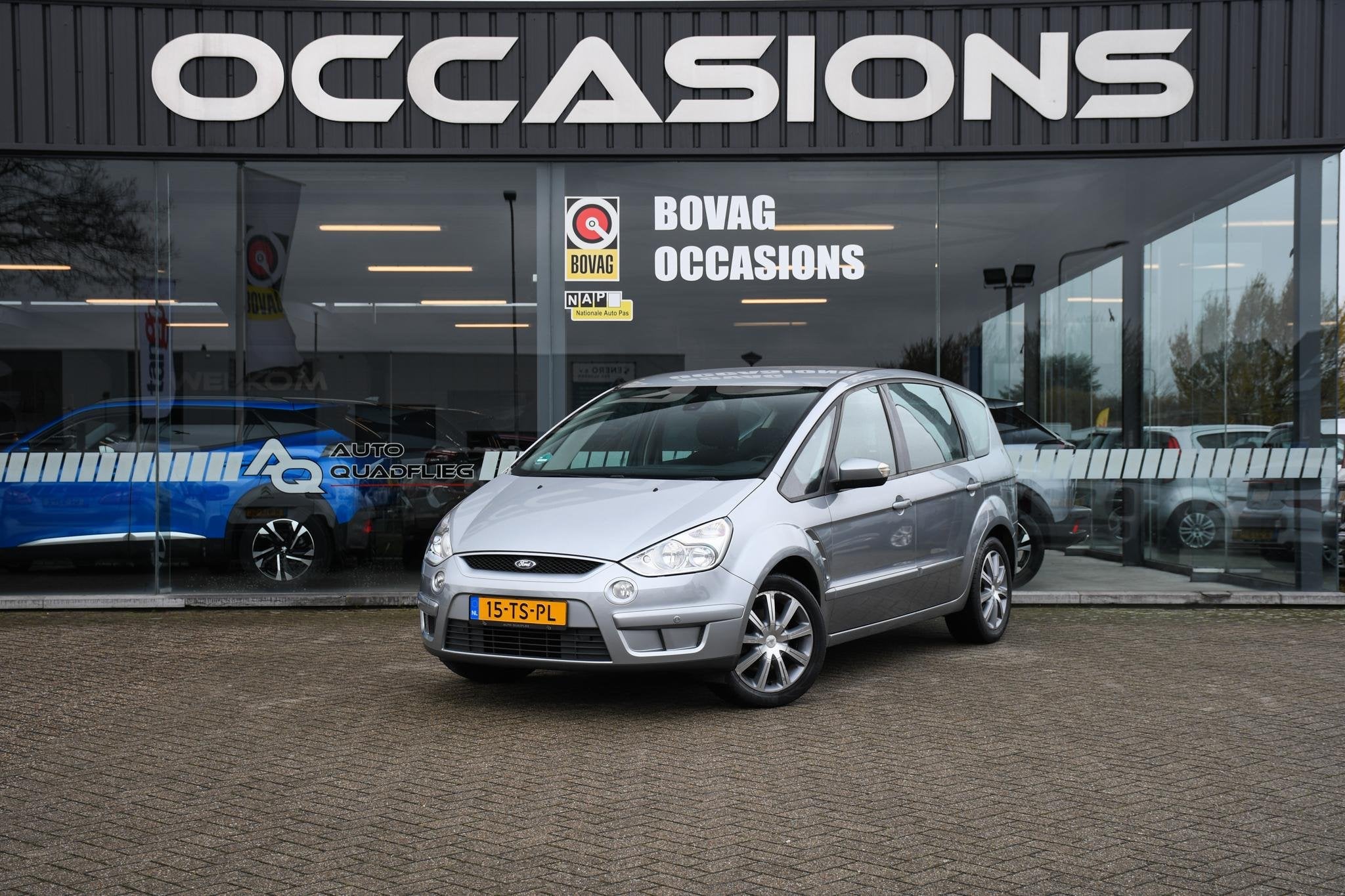 Ford S-Max 2.0-16V VERWARMDE VOORRUIT/ CRUISE CONTROL, Auto's, Voorwielaandrijving, Stof, Gebruikt, 4 cilinders