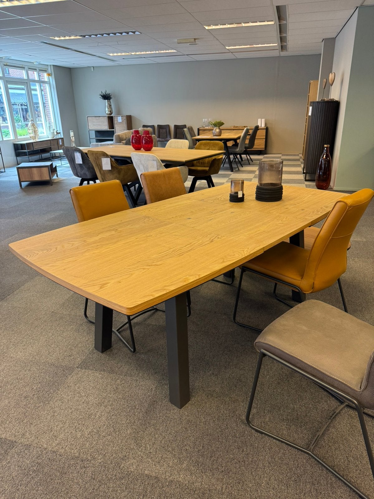 Happy@Home uitschuiftafel Arizona tijdelijk voor maar €500,-, Ophalen, Overige kleuren, Nieuw, Overige materialen