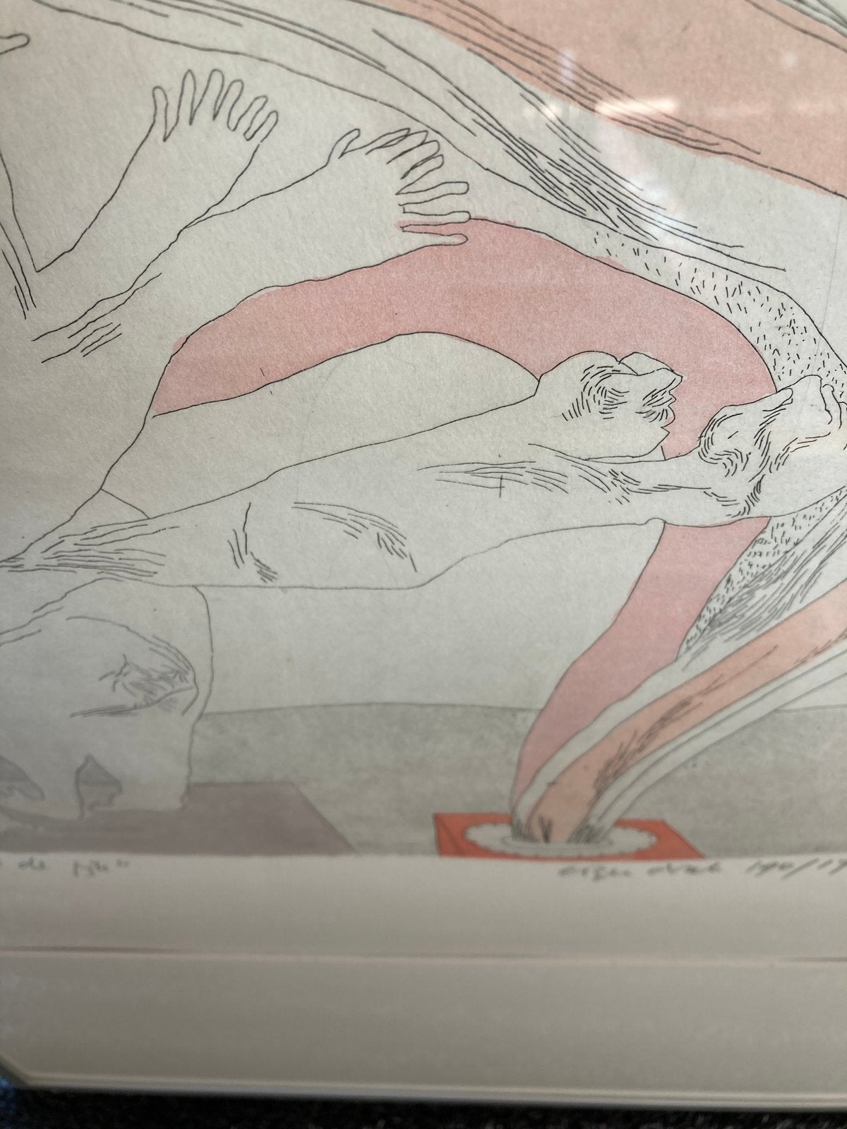 Henri de Haas - Originele Lithografie 1972 - Ingelijst, Ophalen, Lithografie, Genummerd, 1950 - 1999
