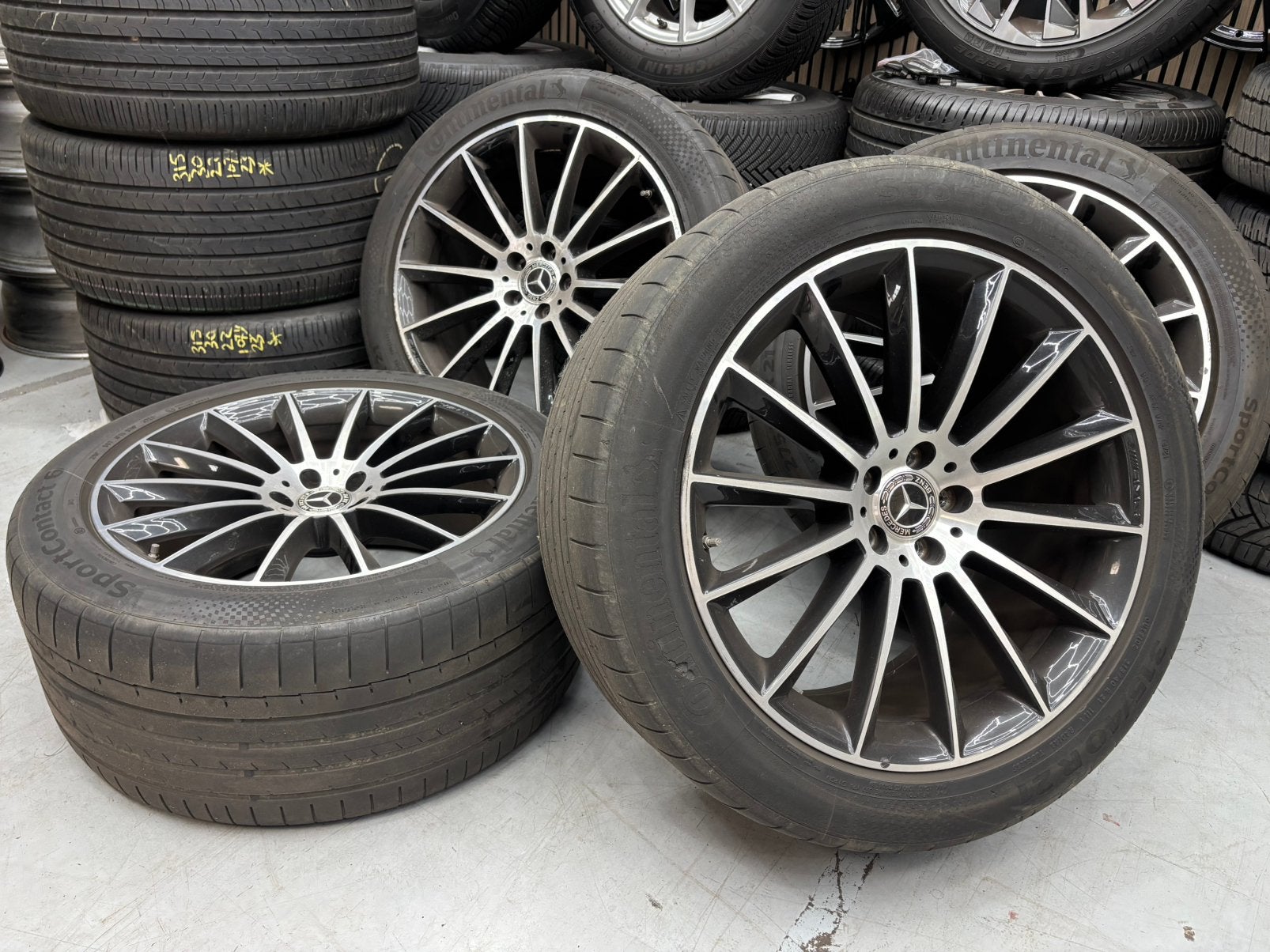 21 inch Originele Mercedes AMG GLE zomerset TPMS, Auto-onderdelen, Banden en Velgen, 275 mm, Banden en Velgen, Zomerbanden, 21 inch