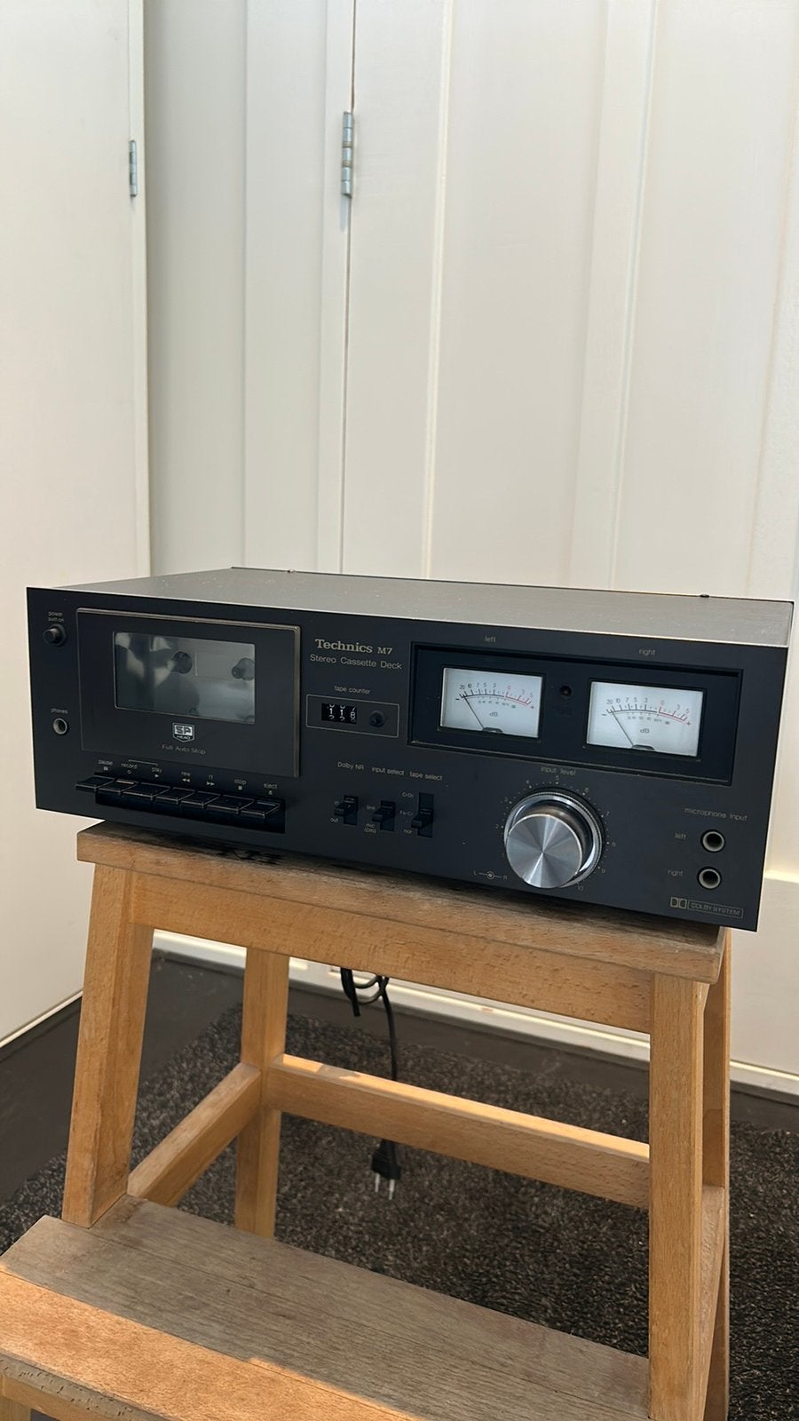 Technics stereo cassettedeck M7 Black. Vintage.Dolby system., Audio, Tv en Foto, Cassettedecks, Verzenden, Enkel, Overige merken