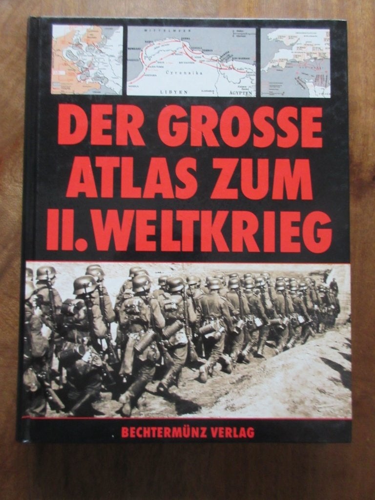 DER GROSSE ATLAS ZUM II WELTKRIEG, Verzenden, Tweede Wereldoorlog, Gelezen, Algemeen