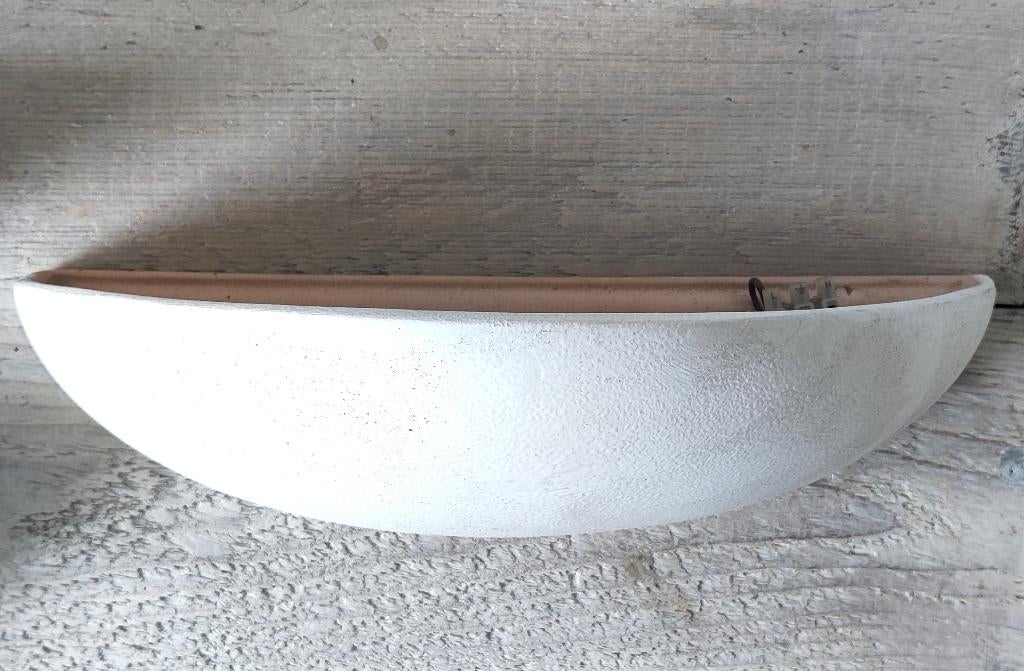 Witte wandlamp voor binnen en buiten, Huis en Inrichting, Lampen | Wandlampen, Ophalen of Verzenden, Zo goed als nieuw, Overige materialen