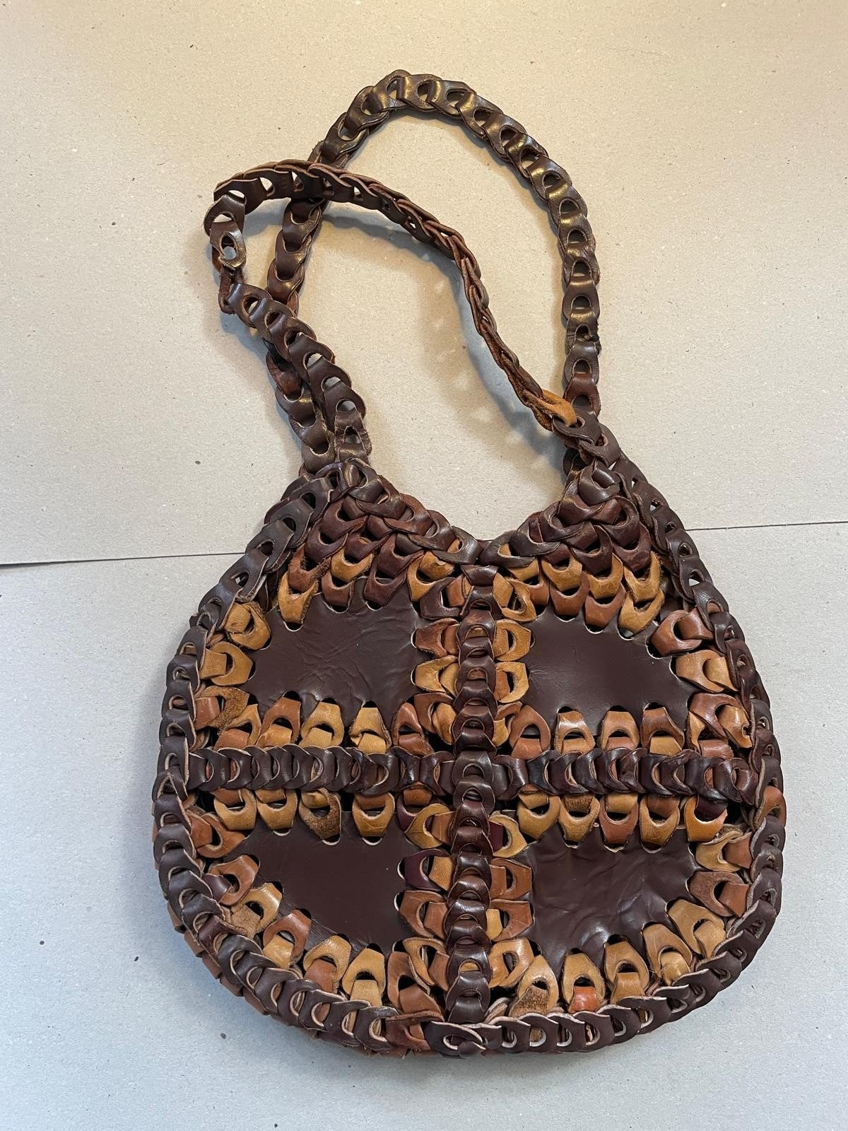 Leren Patrick Nash 'Pisticci' Bag, Ophalen of Verzenden, Gebruikt