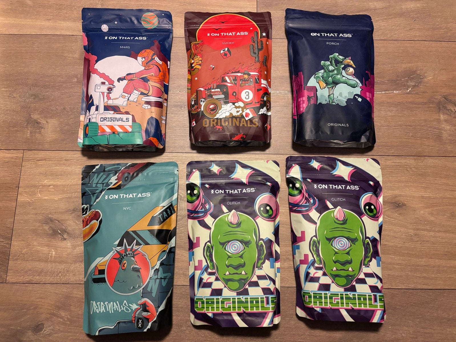 6x On That Ass Boxers Maat L - Nieuw in Verpakking, Ophalen of Verzenden, Overige kleuren, Boxer