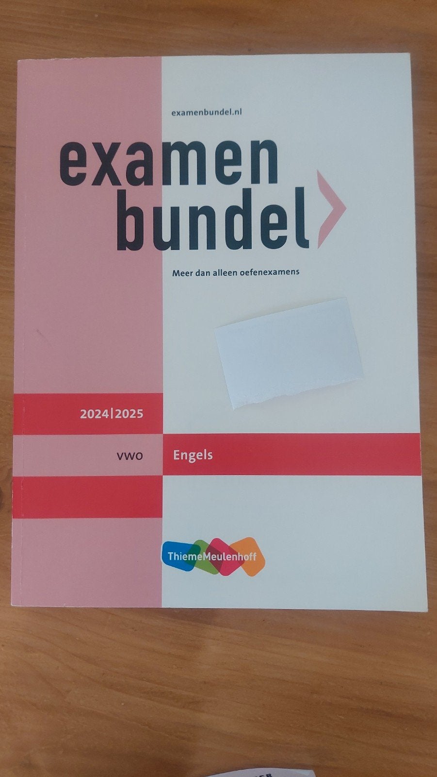 Examenbundel VWO Engels 2024/2025 - ThiemoMeulenhoff, Boeken, Ophalen of Verzenden, Zo goed als nieuw, ThiemoMeulenhoff