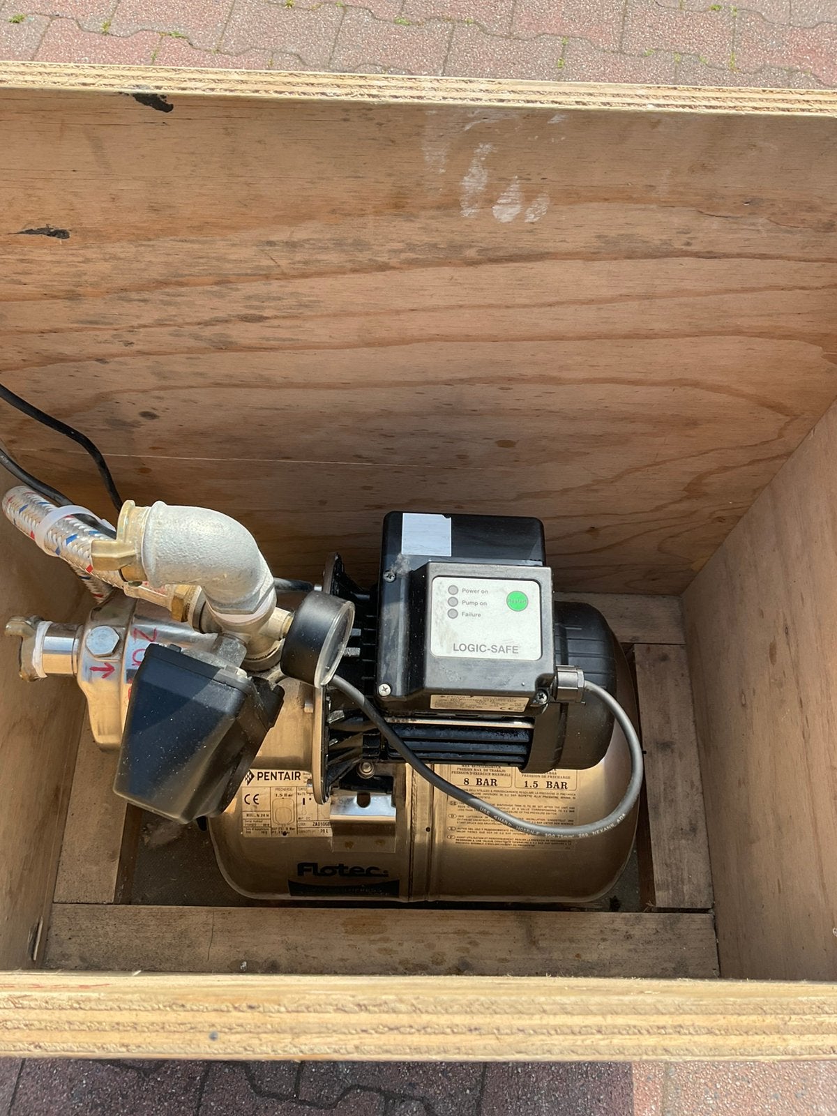Flotec Evo Multipress  340 sx Logic. SEFE.  WATERPOMP, Ophalen of Verzenden, Zo goed als nieuw, Beregeningspomp