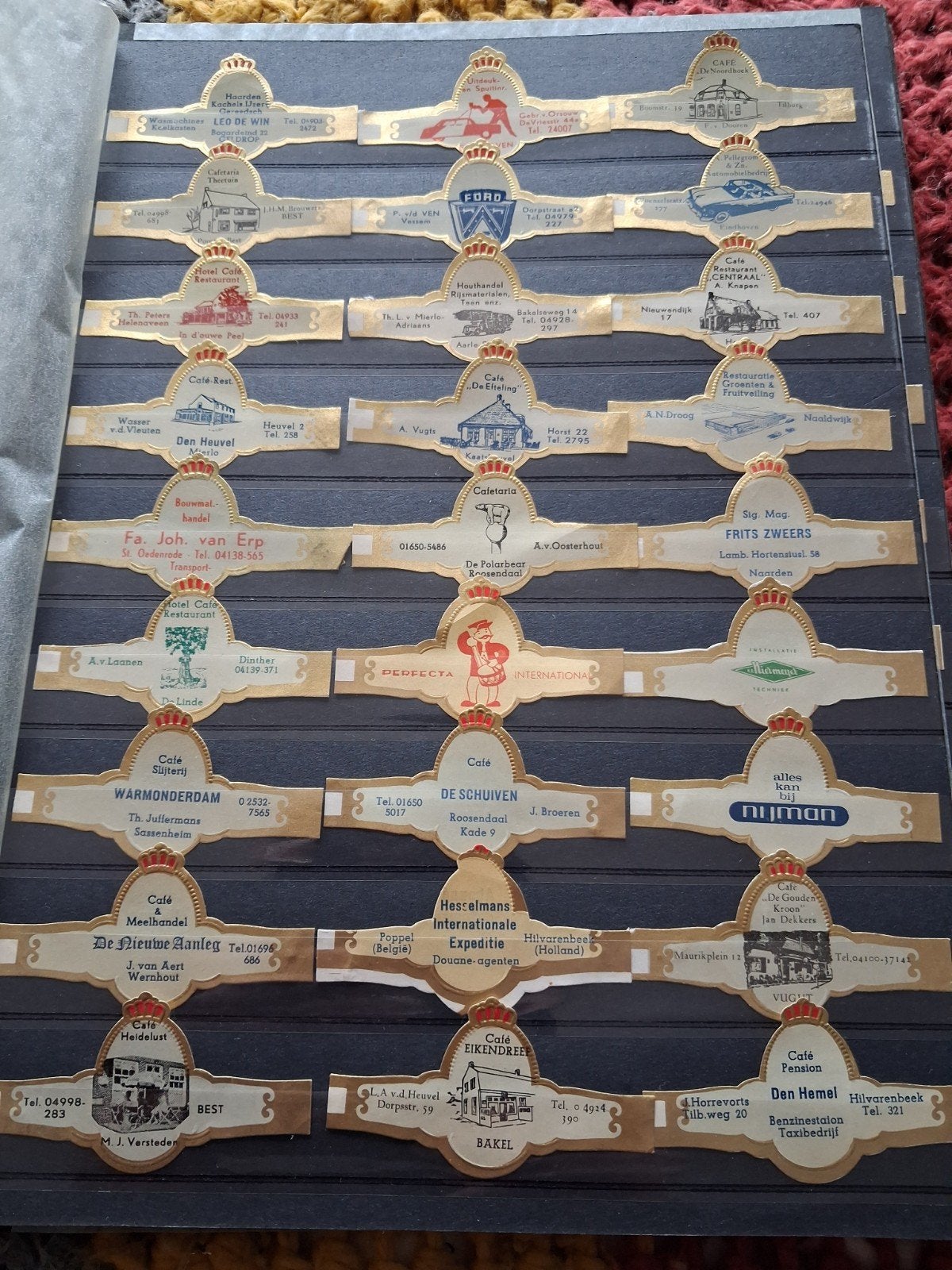 324 reclame bandjes abonne, Ophalen of Verzenden, Sigarenbandjes