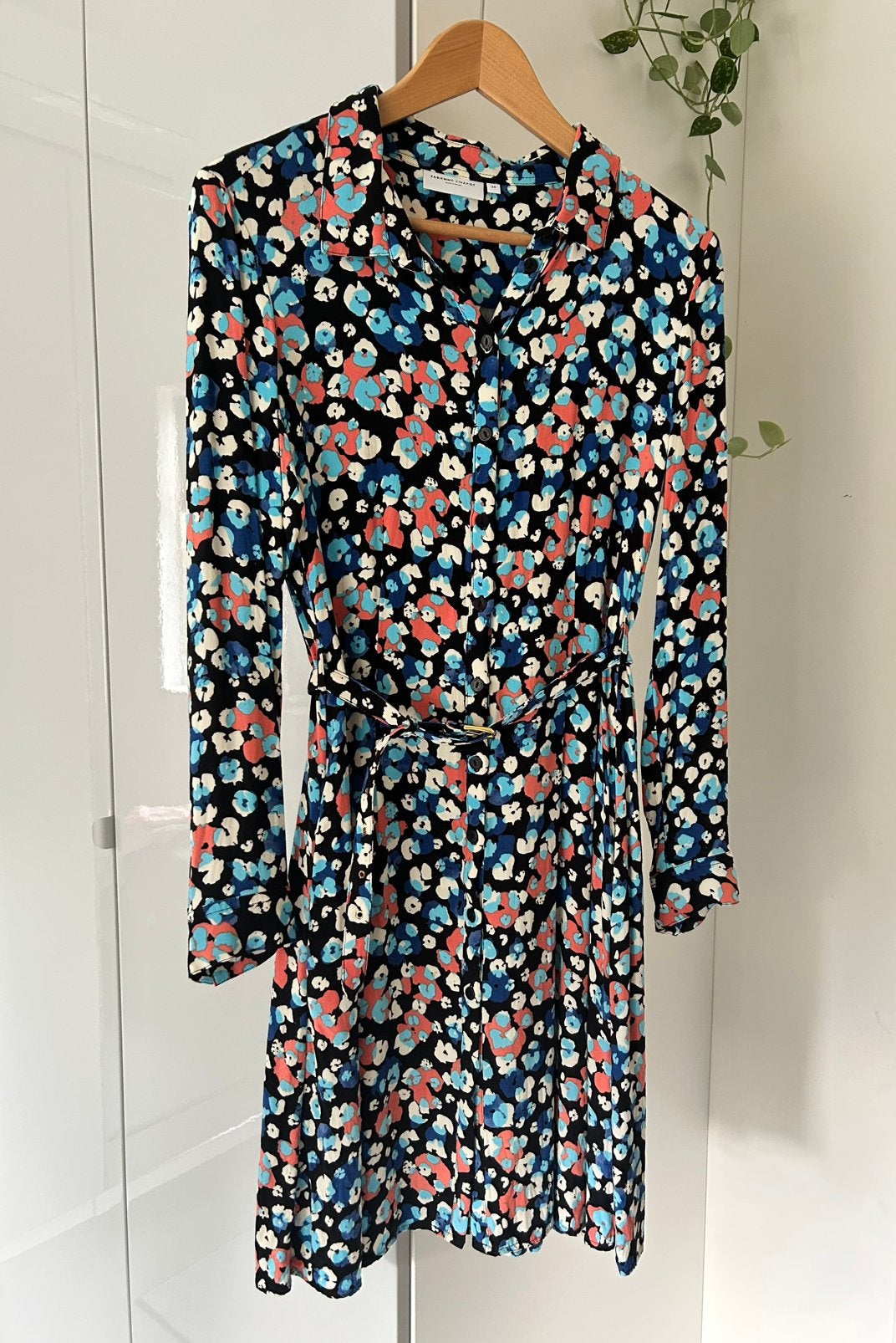 Prachtige jurk Fabienne Chapot maat 36, Blauw, Ophalen of Verzenden, Zo goed als nieuw, Maat 36 (S)