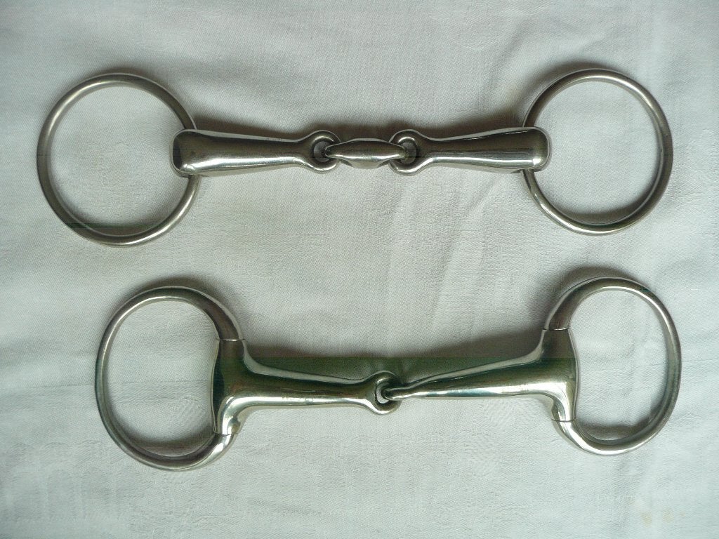 2x watertrens, paardenbit 13,5 cm., Ophalen of Verzenden, Zo goed als nieuw, BR