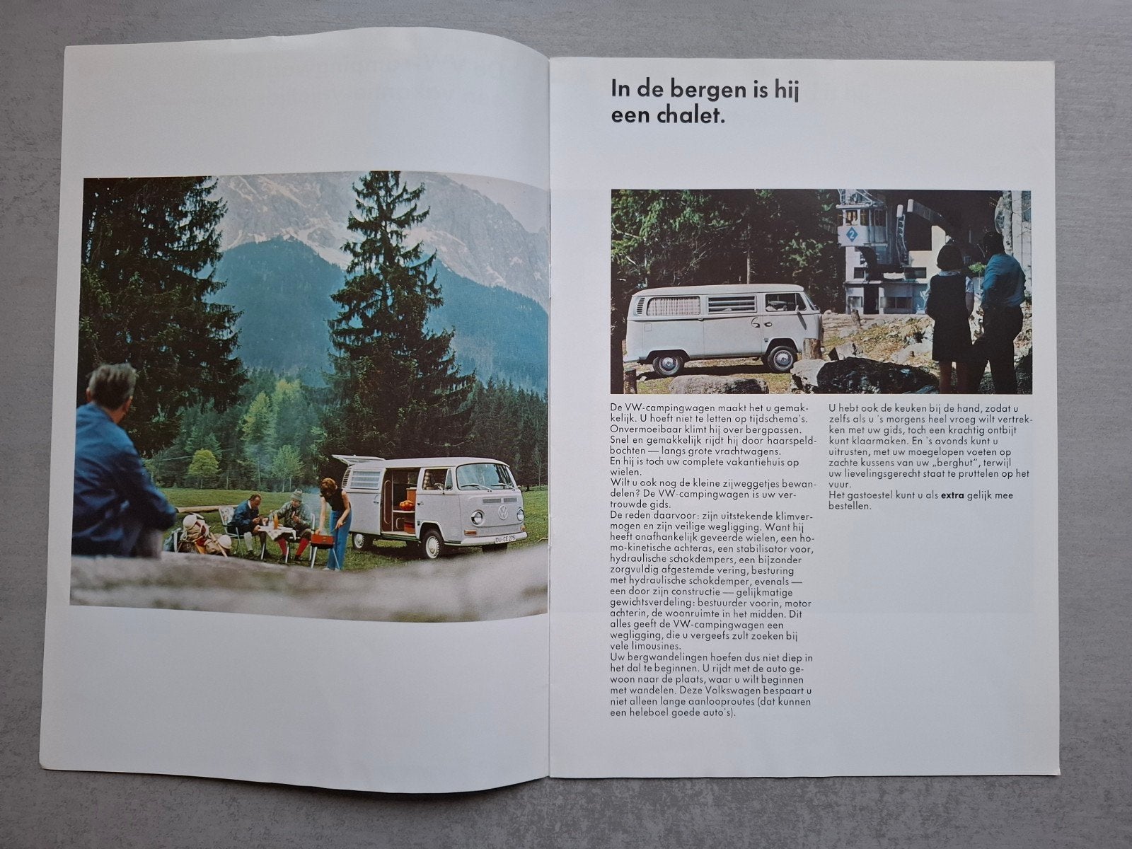 Volkswagen T2 Camper brochure - 1971, Boeken, Auto's | Boeken, Ophalen of Verzenden, Gelezen, Volkswagen