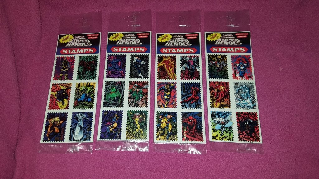 4x6 Marvel Comics Super Heroes Stamps stickers. Mint! 2A16, Verzamelen, Ophalen of Verzenden, Gebruikt, Bedrijf of Vereniging
