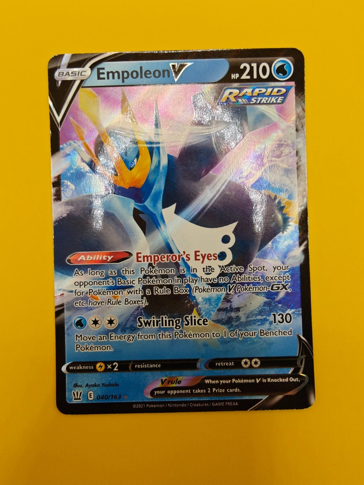 Empoleon V - Battle Styles, Hobby en Vrije tijd, Verzamelkaartspellen | Pokémon, Verzenden, Zo goed als nieuw