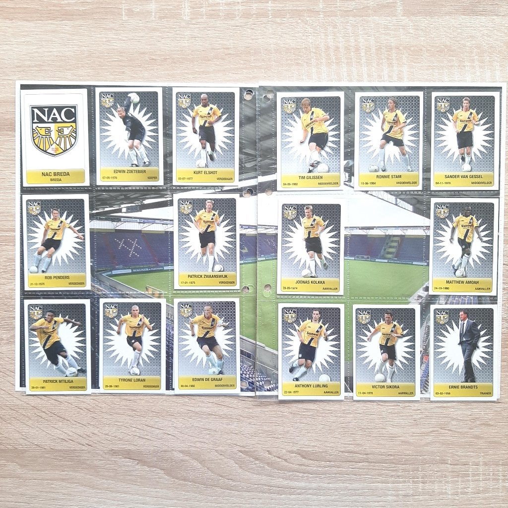 - NAC Breda voetbalplaatjes seizoen 2007-2008 in NIEUW staat, Verzenden, Nieuw, NAC Breda, Poster, Plaatje of Sticker