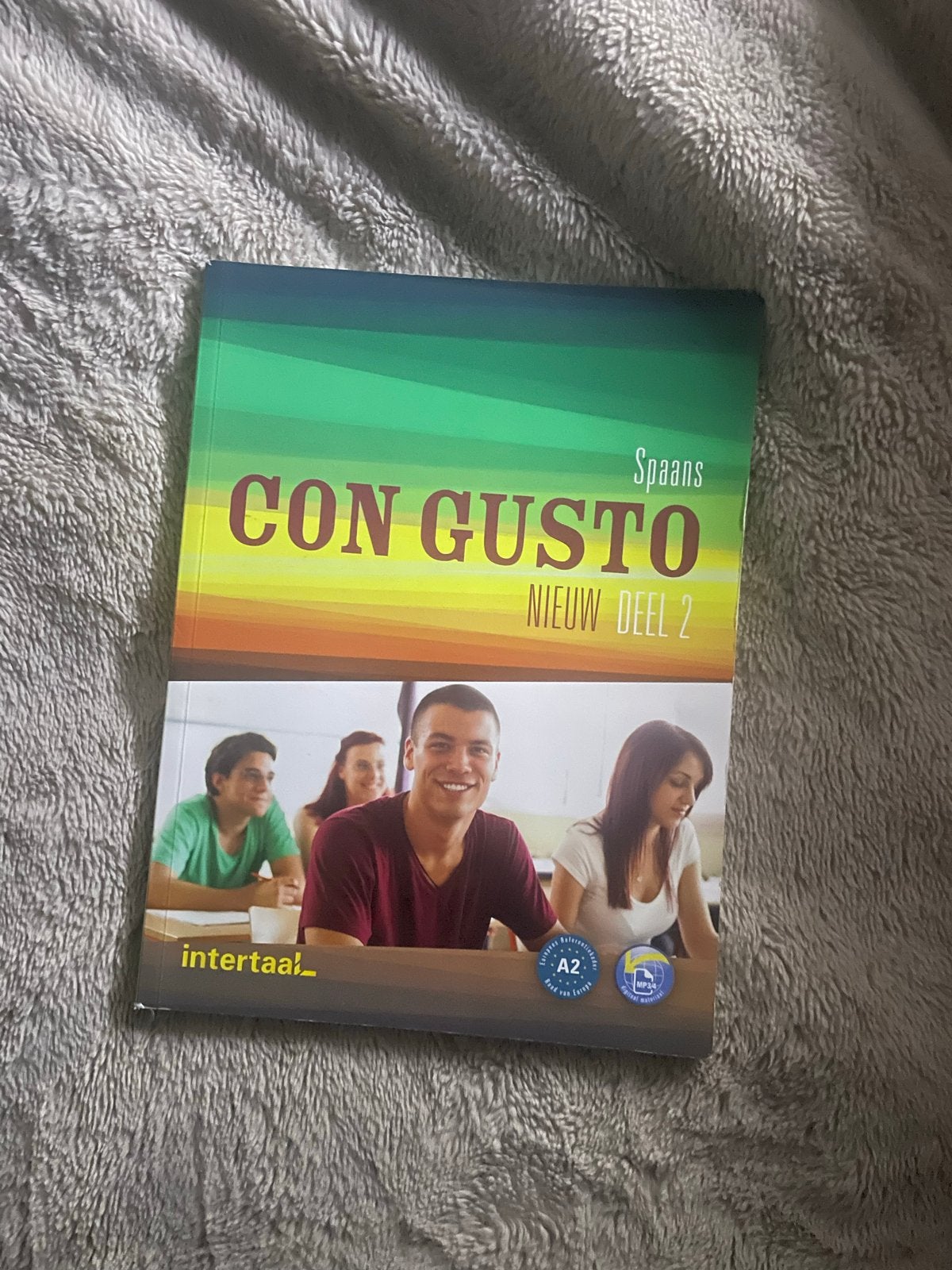 Spaans CON GUSTO NIEUW DEEL 2 Werkboek Intertaal A2, Ophalen of Verzenden, Zo goed als nieuw, Non-fictie