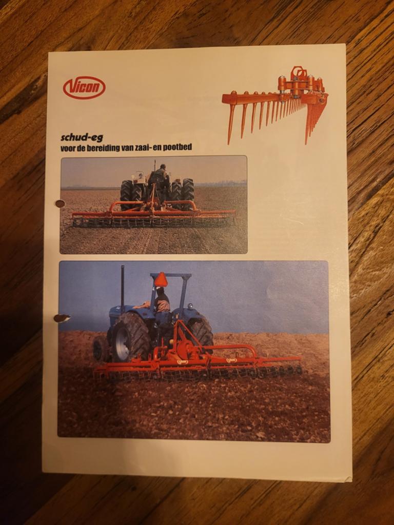 tractor folder Vicon schud-eg, Ophalen of Verzenden, Zo goed als nieuw