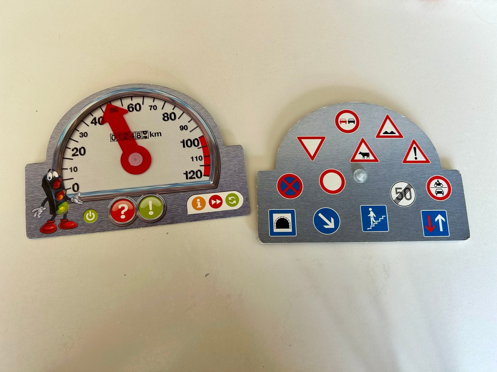 Tiptoi verkeersborden en snelheidsmeter, Kinderen en Baby's, Speelgoed | Educatief en Creatief, Ophalen of Verzenden, Gebruikt