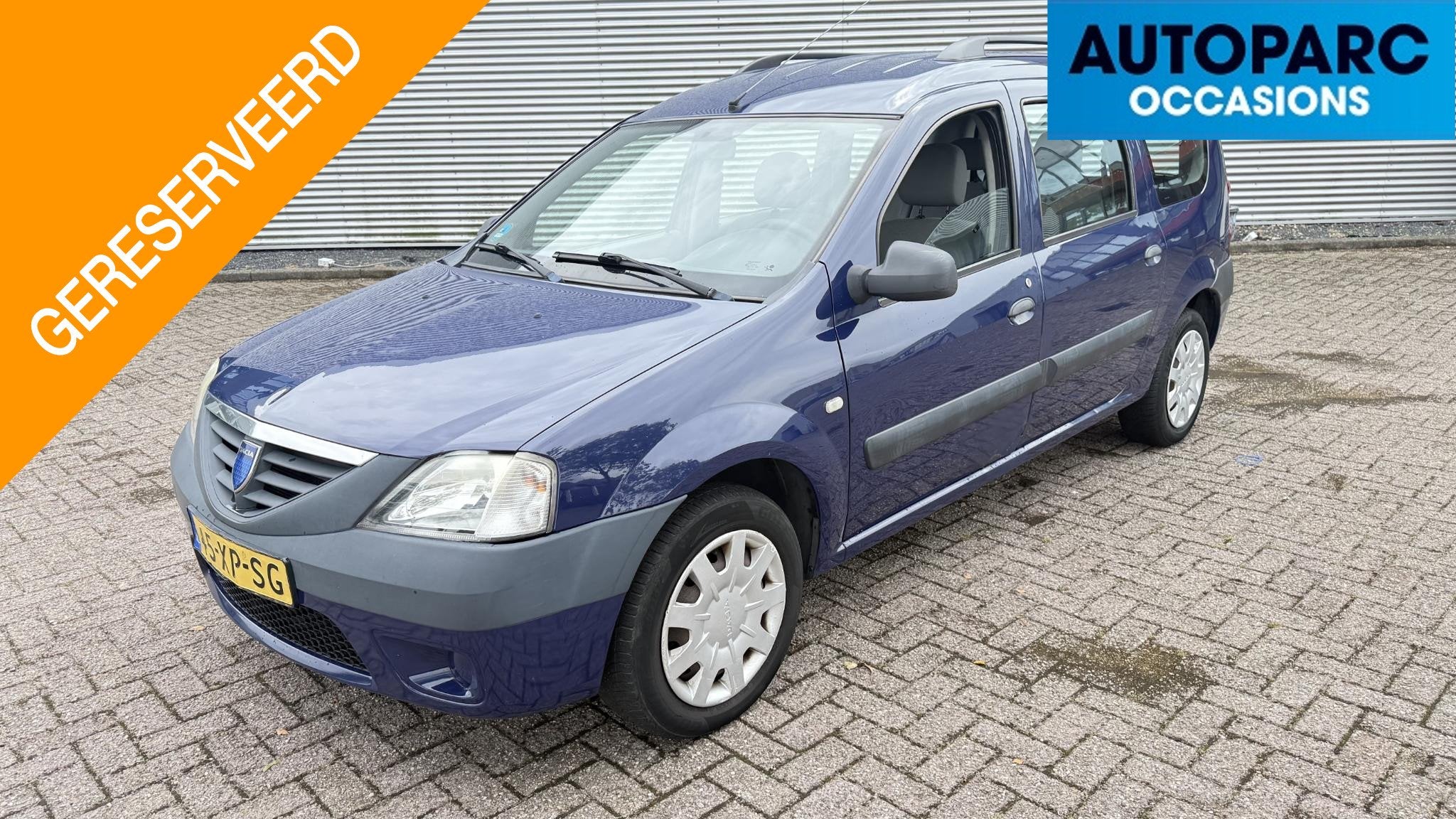 Dacia Logan MCV 1.4 Ambiance , AIRCO, ZEER VEEL RUIMTE, ELEC, Stof, Gebruikt, 4 cilinders, Blauw