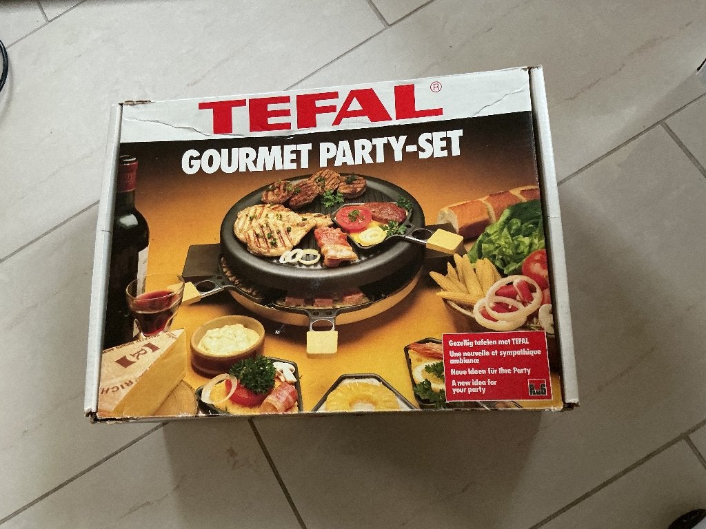 Gourmet party set, Witgoed en Apparatuur, Ophalen, Gebruikt, 4 t/m 7 personen