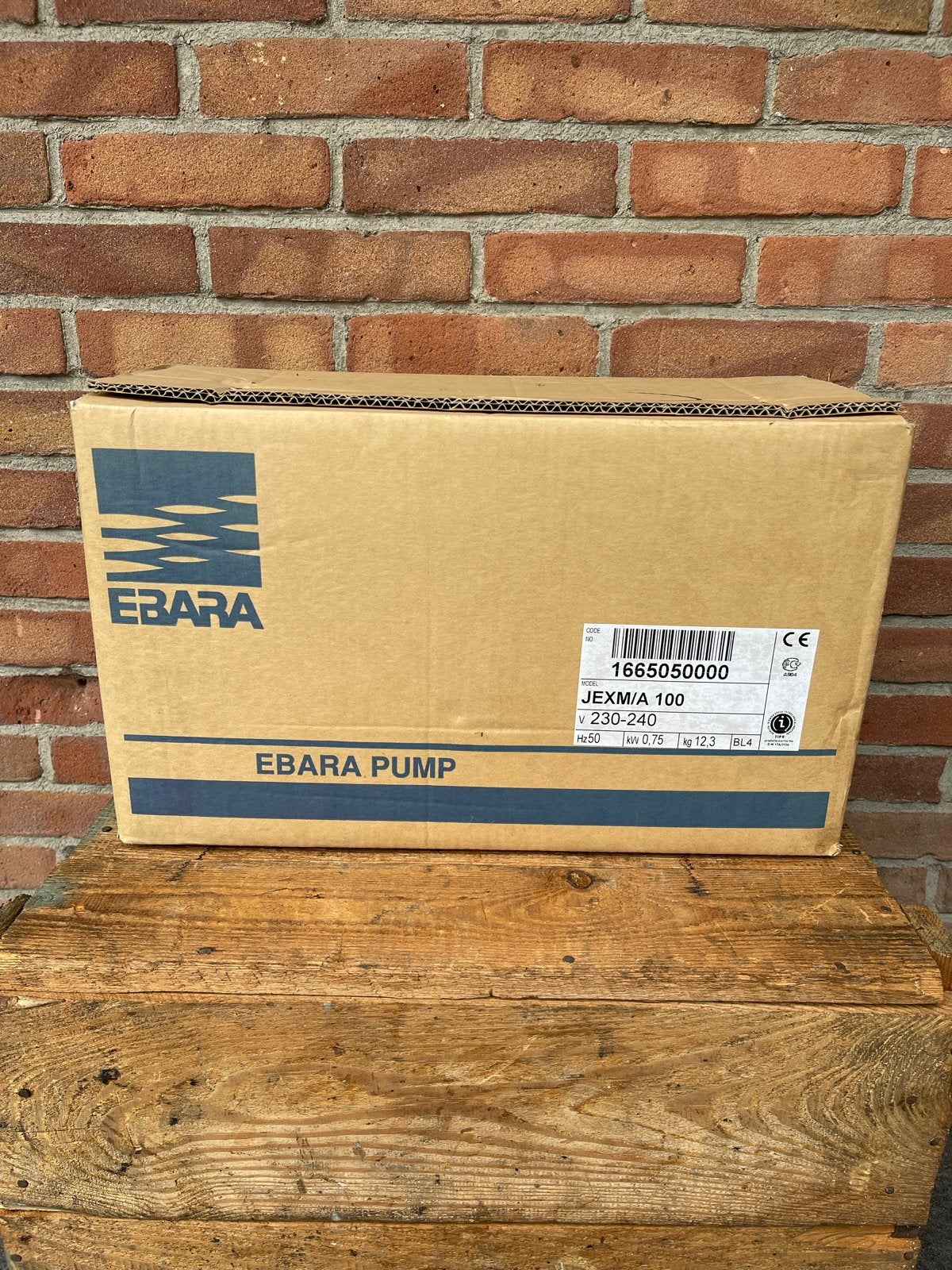 Nieuwe Ebara JEXM/A 100 Pomp 230-240V centrifugaalpomp, Ophalen of Verzenden, Nieuw
