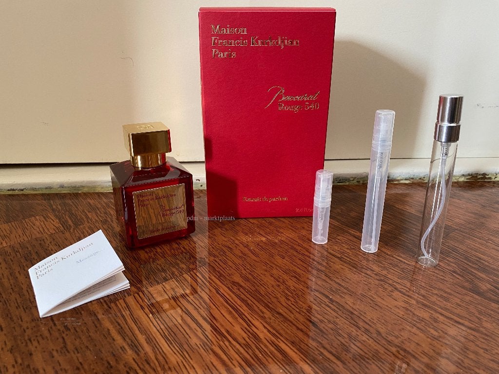 maison francis baccarat rouge 540 extrait - 2ml - 5ml, Ophalen of Verzenden, Nieuw