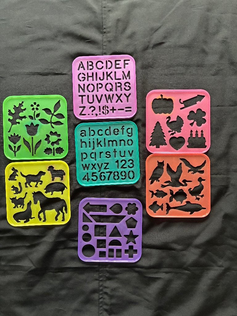 Tupperware tekensjablonen, Kinderen en Baby's, Ophalen of Verzenden, Zo goed als nieuw