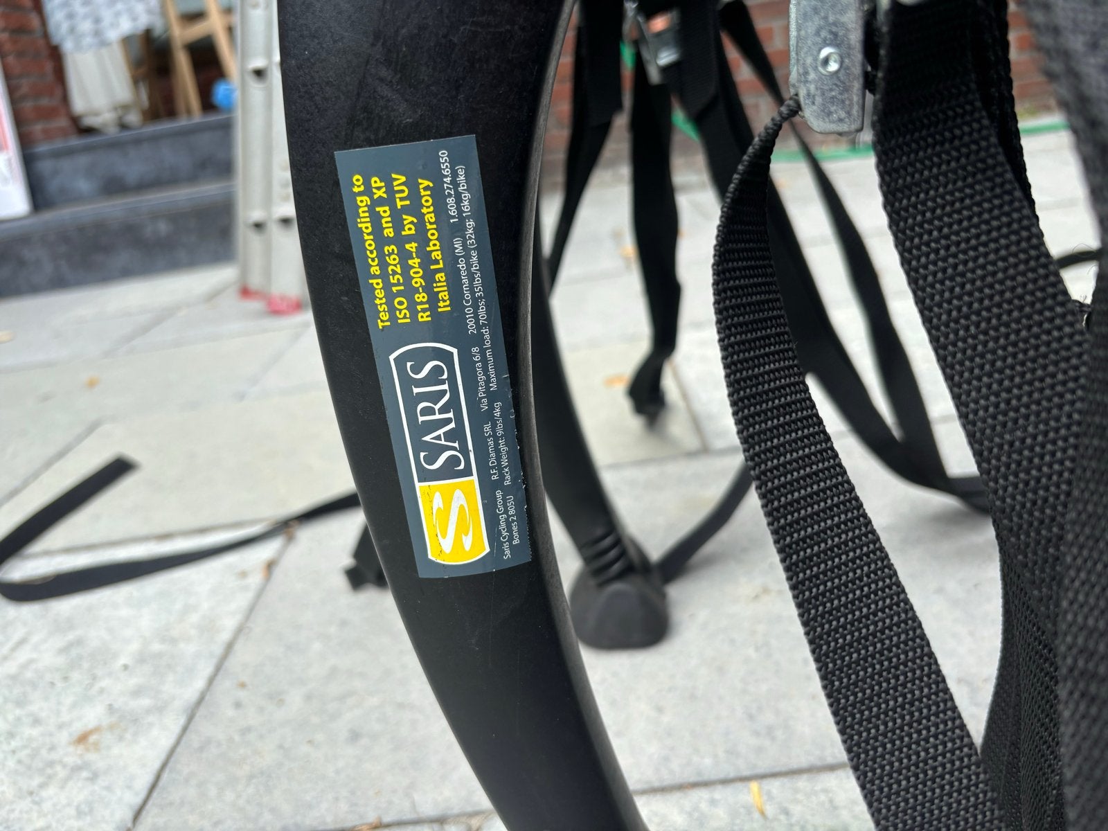 Saris Bones 2 fietsendrager + Pro User stang, Ophalen, Gebruikt