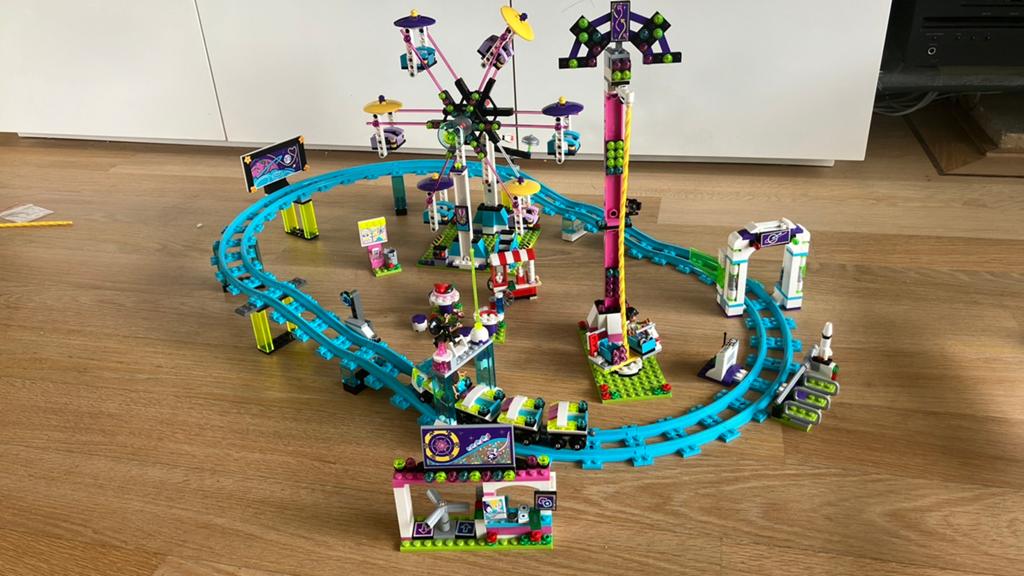 Kermis pretpark | LEGO Friends 41130, Kinderen en Baby's, Speelgoed | Duplo en Lego, Gebruikt, Lego, Complete set, Inclusief instructies