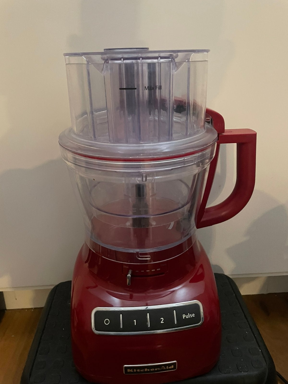 Te koop: KitchenAid keukenmachine., 4 liter of meer, Ophalen, Zo goed als nieuw, 3 snelheden of meer