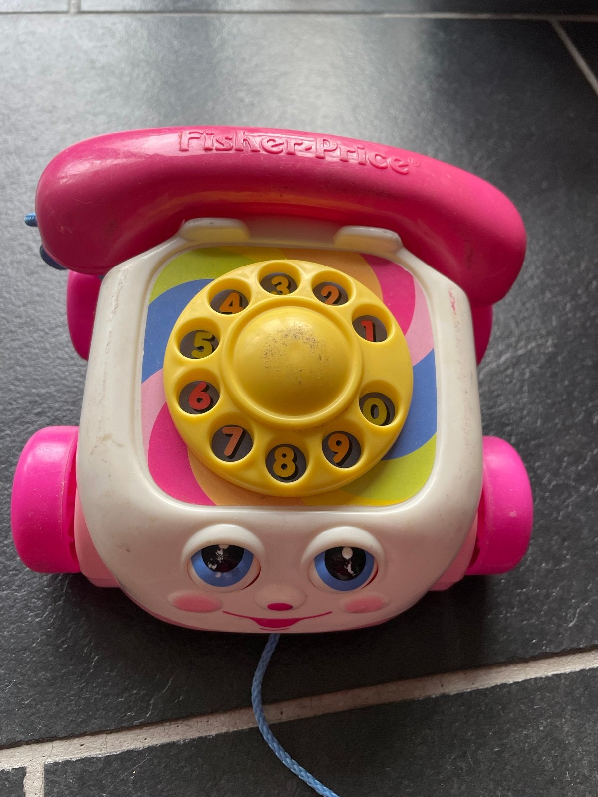 Ouderwetse Fisher-Price Telefoon, Ophalen, Gebruikt, Overige typen, Met wieltjes