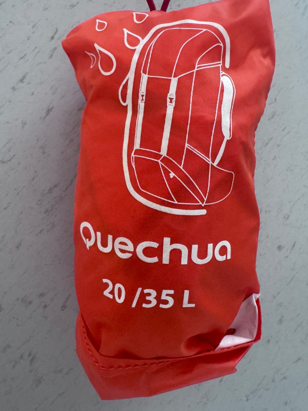 Regenhoes Quecha voor rugzak 20-35 liter, Ophalen of Verzenden, Zo goed als nieuw
