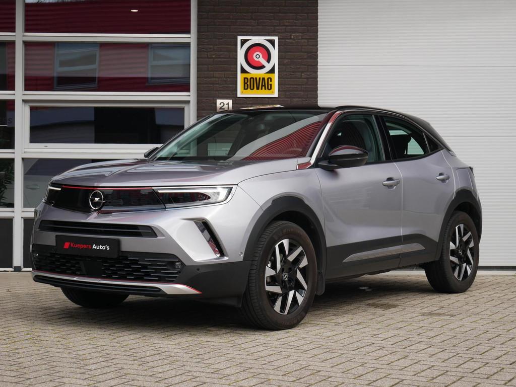 Opel Mokka 1.2 Turbo Elegance Camera| Carplay| Trekhaak, Gebruikt, 1199 cc, Met garantie (alle), Grijs