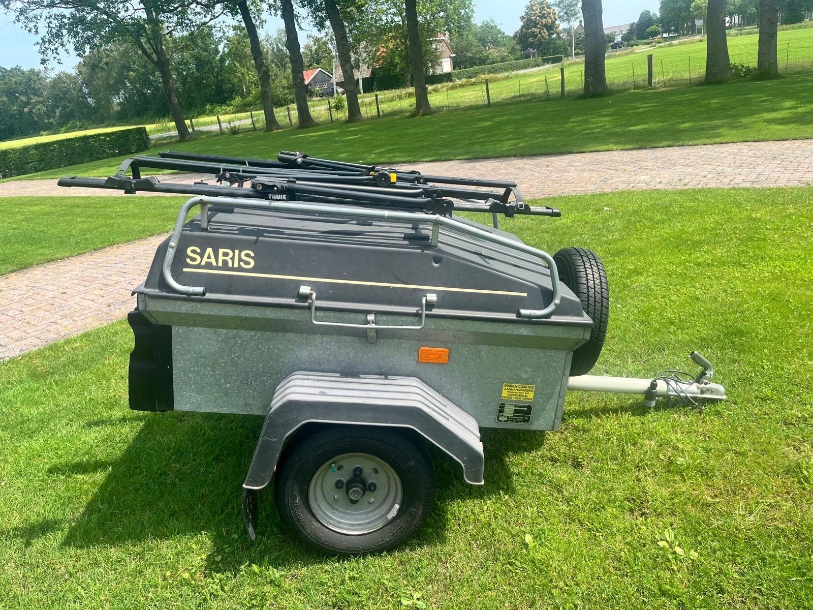 Saris Speedy Aanhangwagen met fietsendrager, Ophalen, Gebruikt