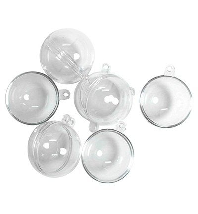 Joy! Crafts transparante bollen Ø 3 cm 5 stuks 6211/0001, ., Nieuw, Ophalen of Verzenden, Kunststof