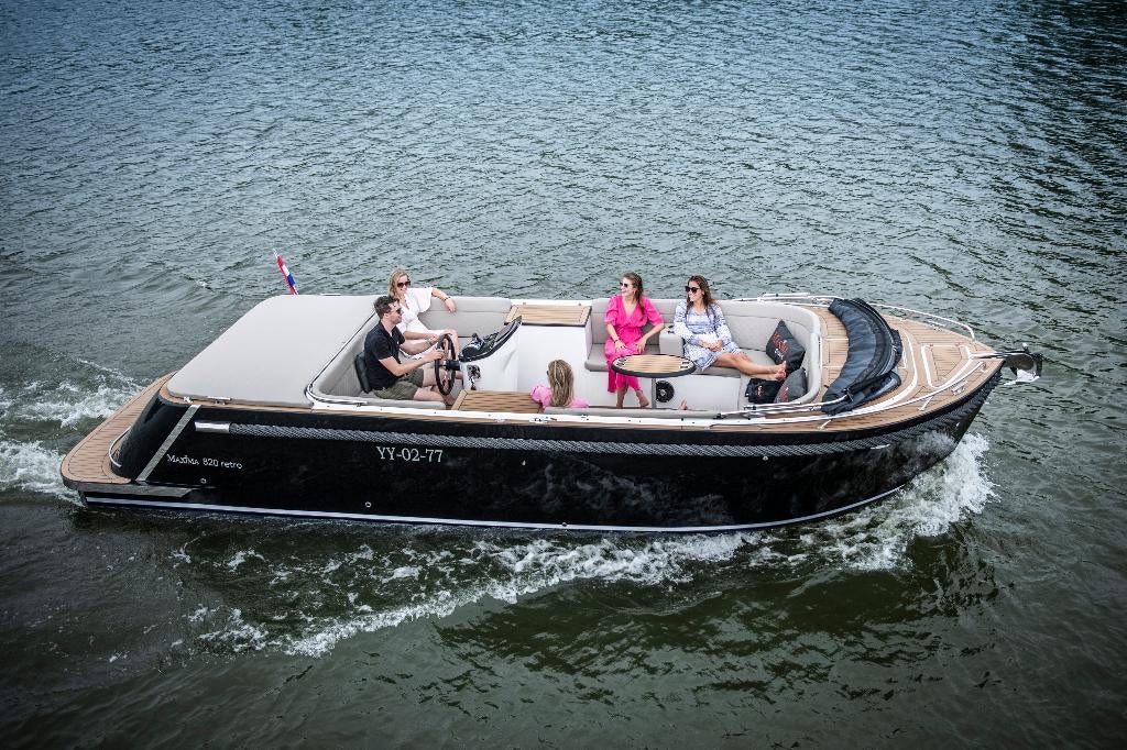 Maxima 820 Retro | Luxe Tender Sloep | Stel samen va €49.950, Watersport en Boten, Ophalen, Nieuw, Motor en Techniek