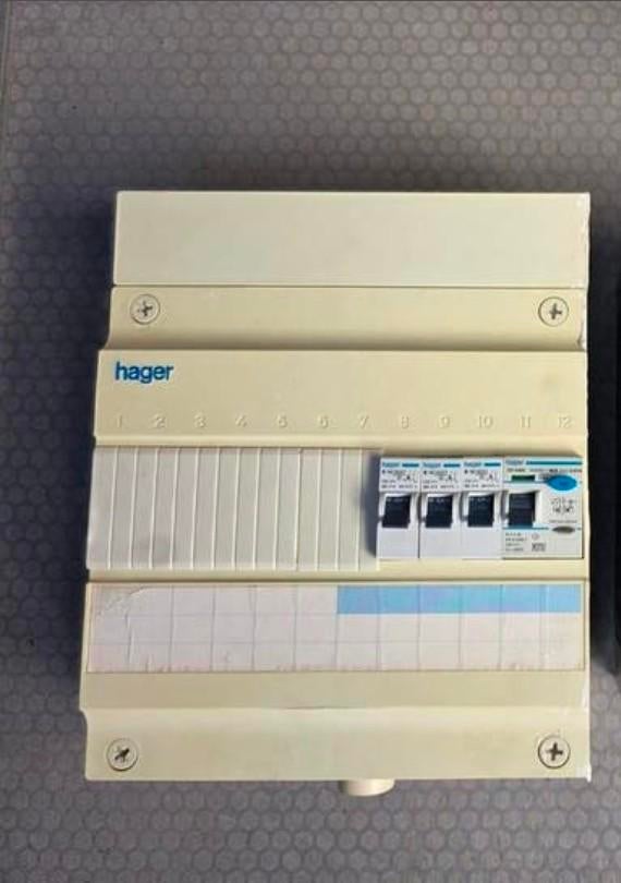 Hager groepenkast met Zekeringen, Ophalen of Verzenden, Gebruikt, Overige typen