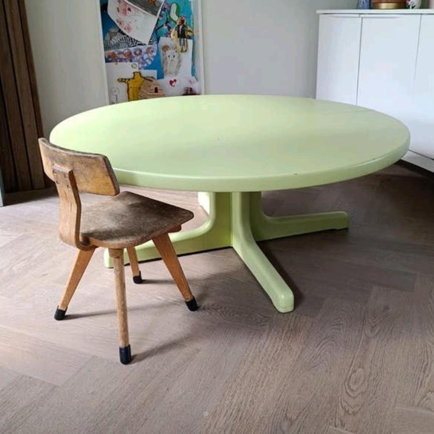 Uitschuifbare houten speeltafel, Ophalen, Gebruikt, 50 tot 100 cm, Retro