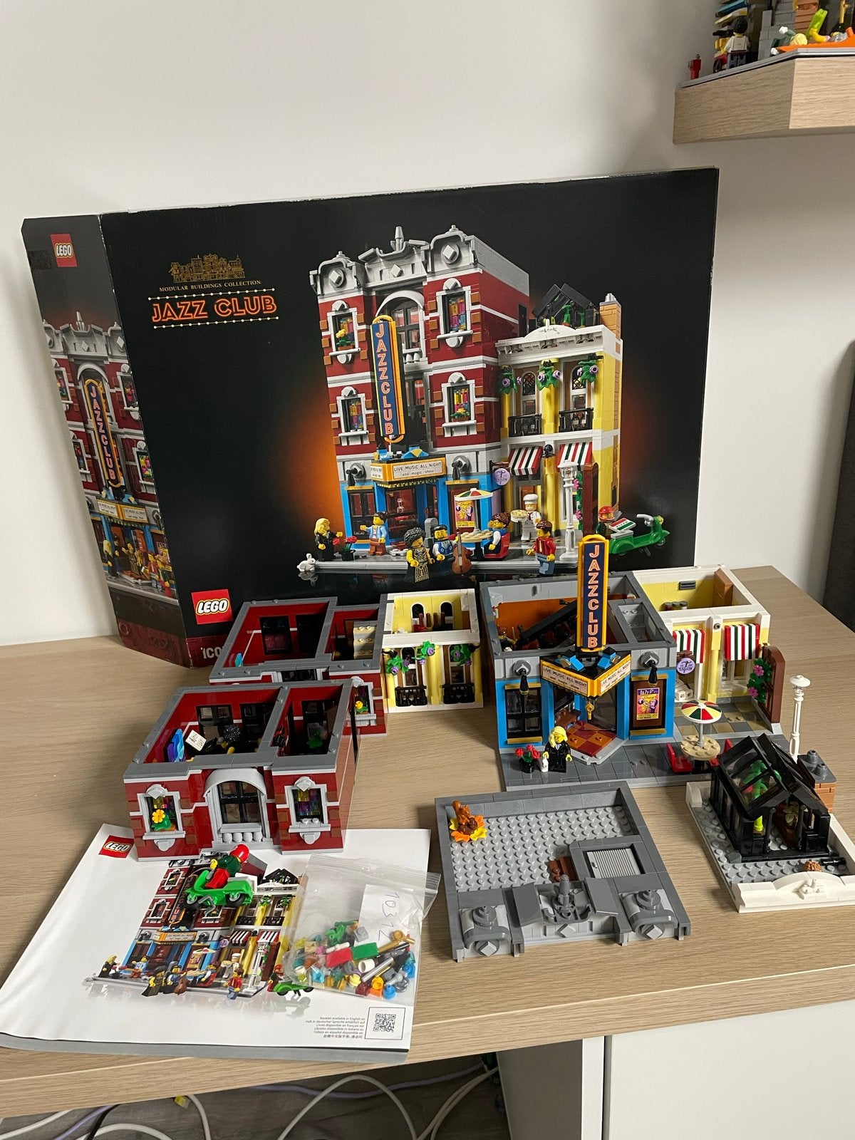 LEGO Jazzclub 10312 – compleet met originele doos, Ophalen, Zo goed als nieuw, Overige merken